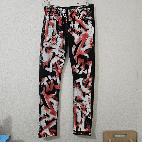 Waimea Graffiti Art Jeans Size 30 Men - Picture 1 of 10